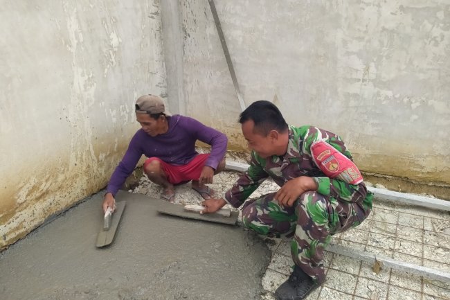 Lantai Dicor Harapan Mulai Menguat di KDKMP Kalimandi